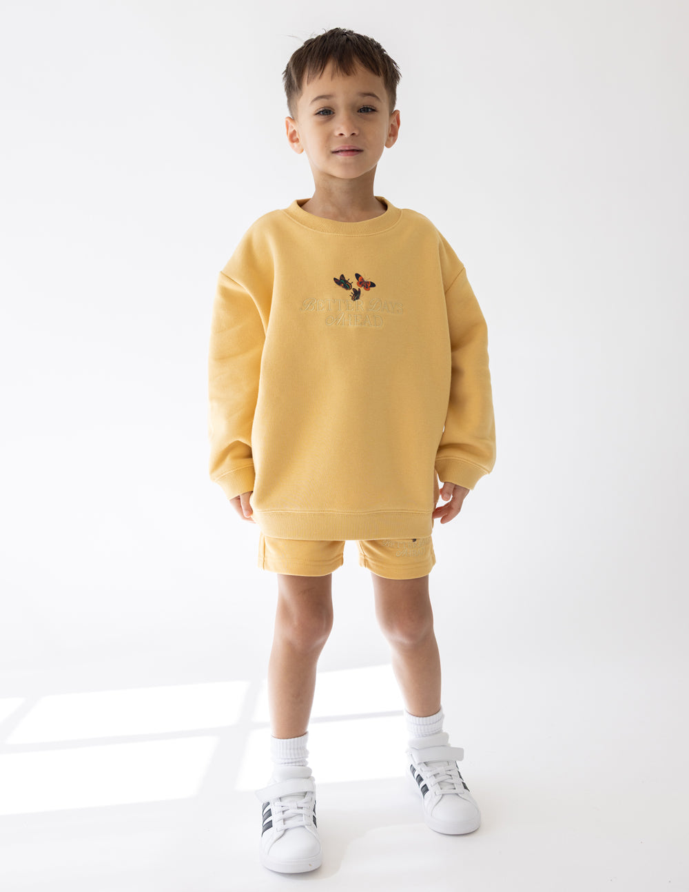 Better Days Schmetterling Kinder Crewneck