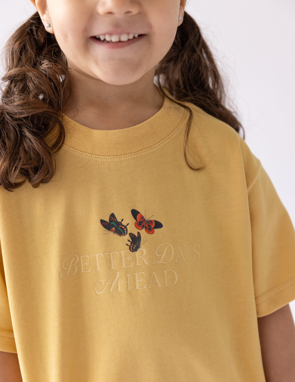 Better Days Schmetterling Kinder-T-Shirt