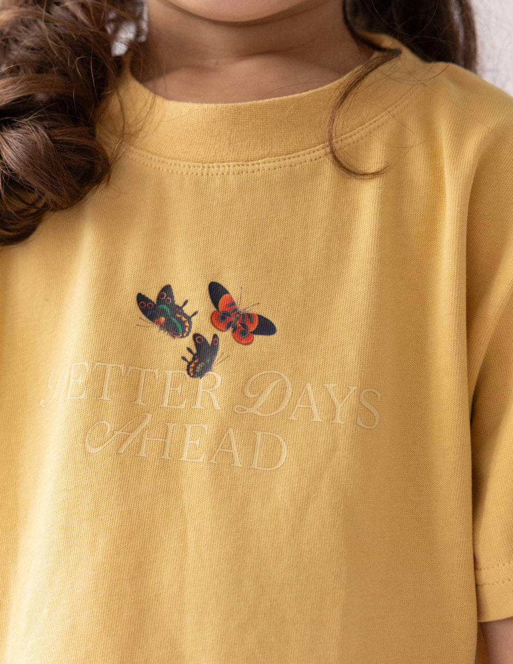 Better Days Schmetterling Kinder-T-Shirt