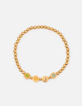 Gold WWJD Buchstabenarmband