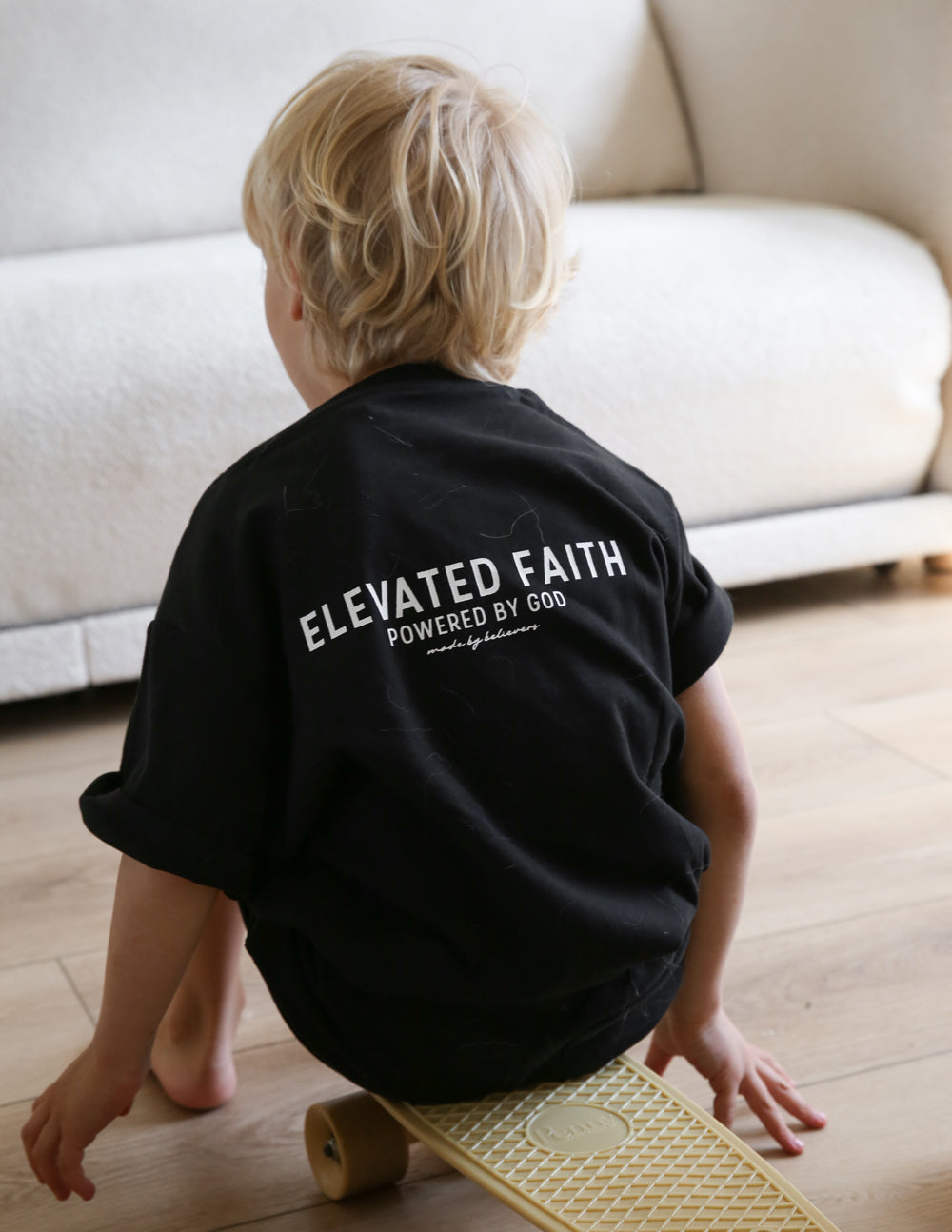 Kingdom Club Schwarzes Kinder-T-Shirt
